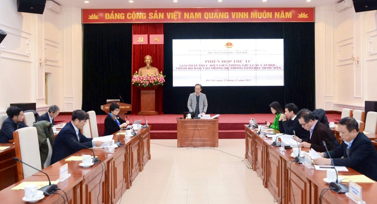 Hệ thống giáo dục liên thông được tổ chức đa dạng, đúng luật- Ảnh 1.
